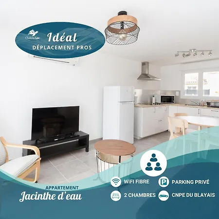 Appart' Jacinthe D'eau - Clim & Terrasse - Chelona'loc Daire Braud-et-Saint-Louis